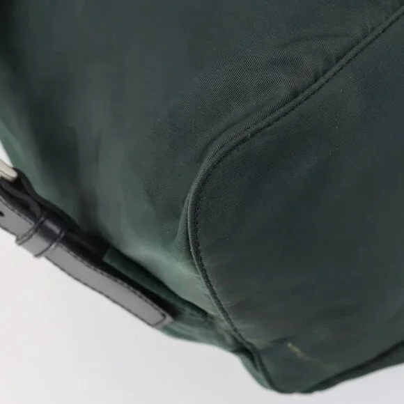 PRADA Backpack Nylon Green Silver Auth 154589 - Picture 5 of 16